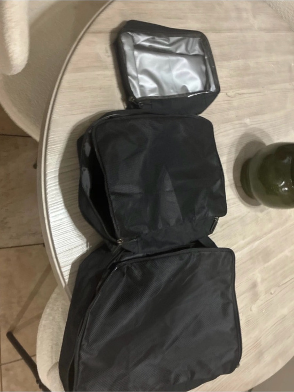 Black Men’s Travel Toiletry Bag Organizer